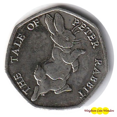 2017 50p - The Tale of Peter Rabbit - Click Image to Close